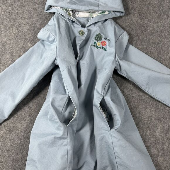 Disney Princess Animator Soft Shell Hooded Jacket Pockets Light Blue Size 5/6 - Picture 15 of 16